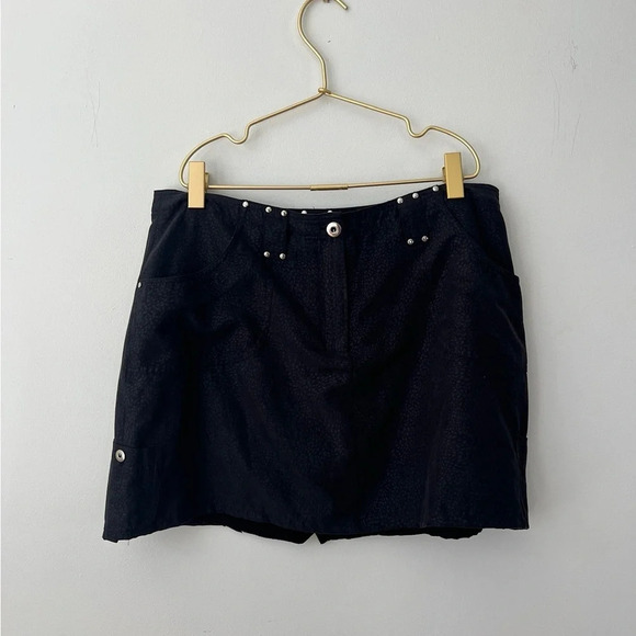 Jamie Sadock black athletic mini skirt skort women’s 6 golf / tennis/ athleisure - Picture 2 of 5